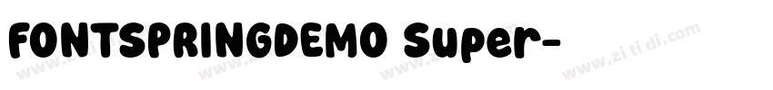 FONTSPRINGDEMO Super字体转换